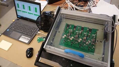 Flashing and testing pcb